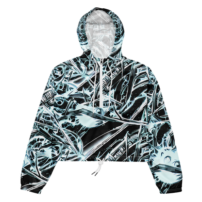 Women's Cropped Windbreaker - Frosted Infusion