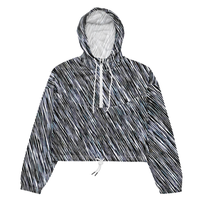 Women's Cropped Windbreaker - Dupain Waves