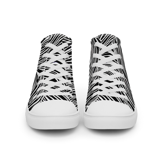 Men's High Top Canvas Shoes - Morgan's Strata