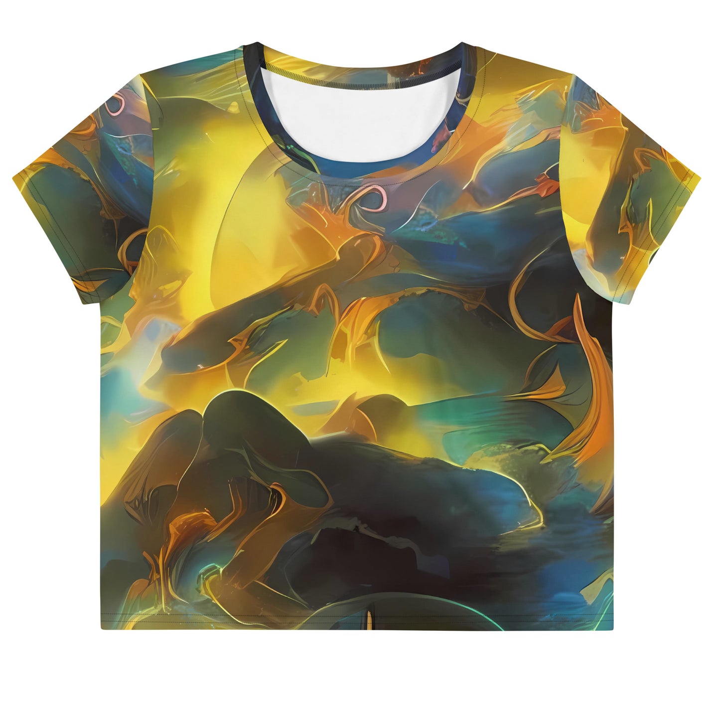 Women's Crop Tee - Ethereal Glow