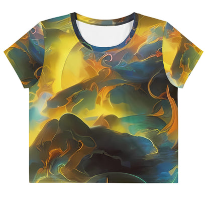 Women's Crop Tee - Ethereal Glow
