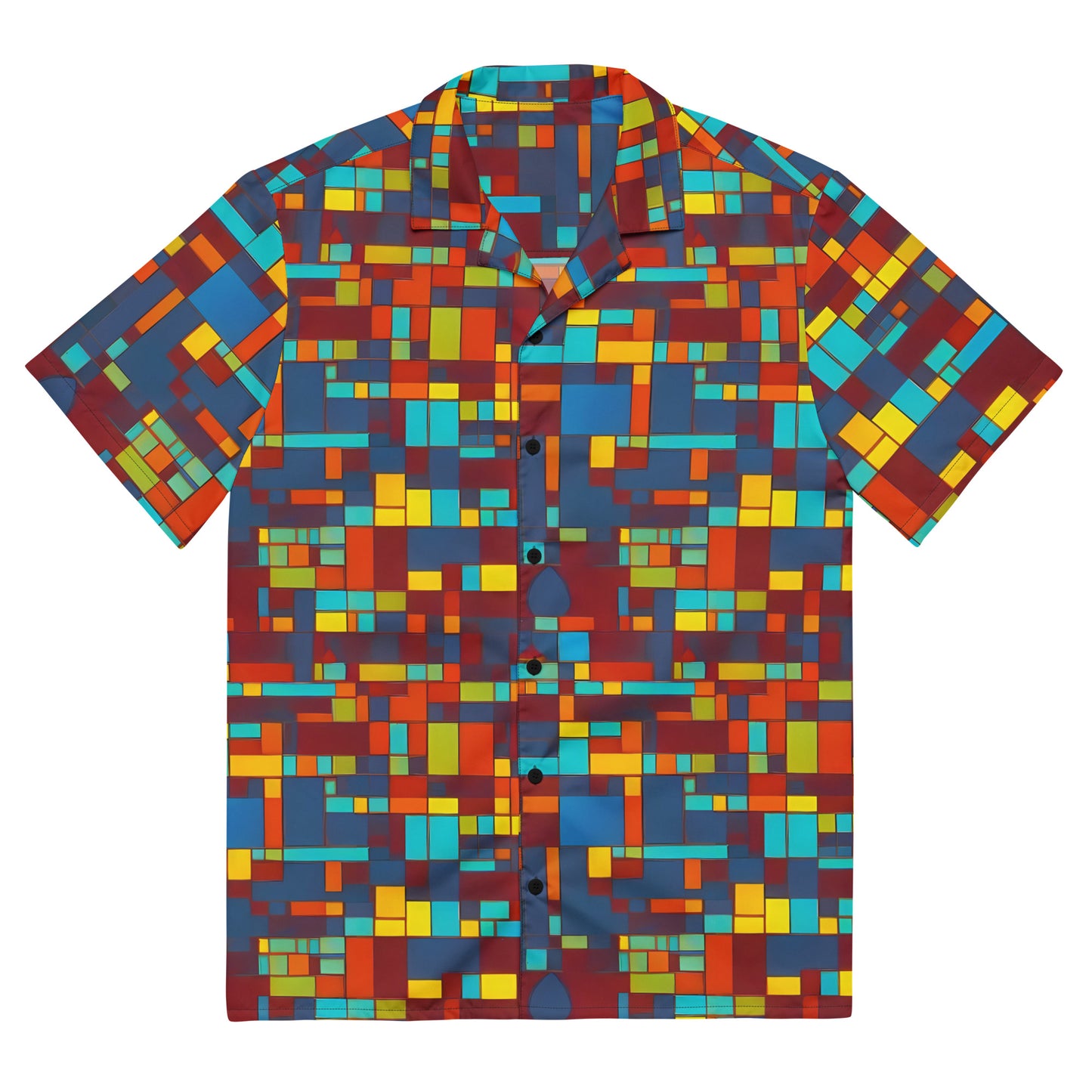 Button Shirt - Astral Grid