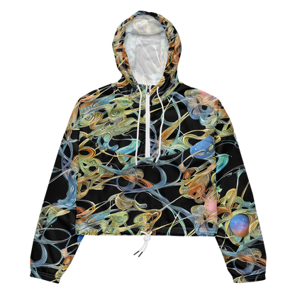 Women's Cropped Windbreaker - Infinite Mist