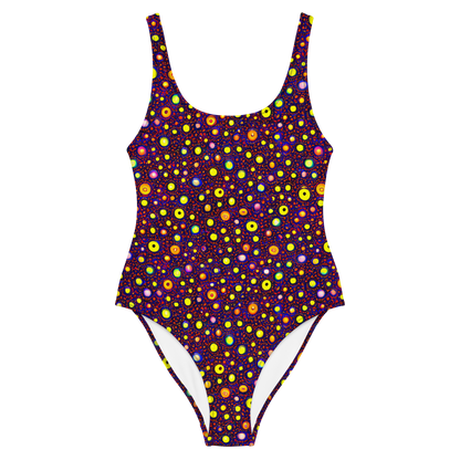 One-Piece Swimsuit - Cosmic Dotscape