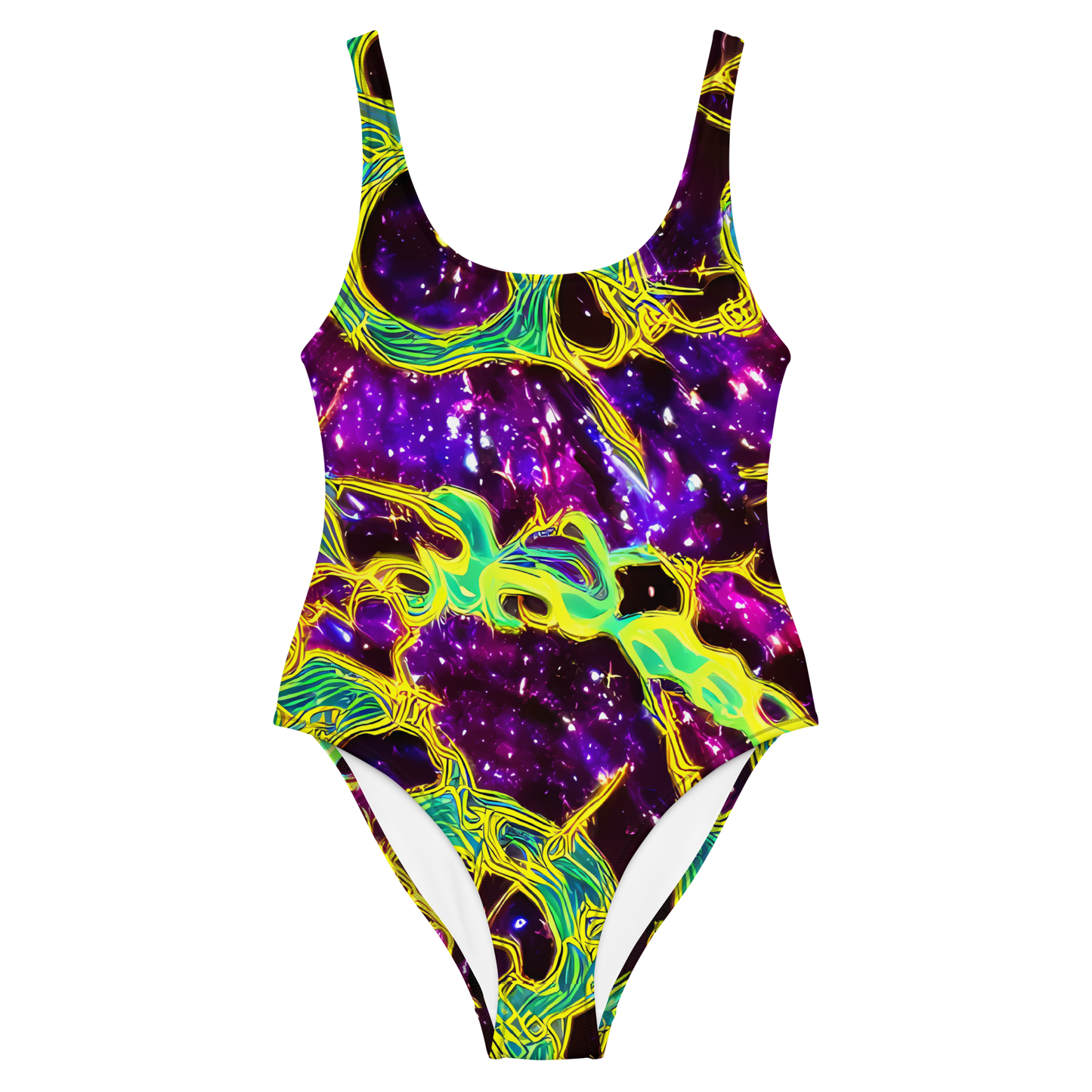 One-Piece Swimsuit - Galactic Web