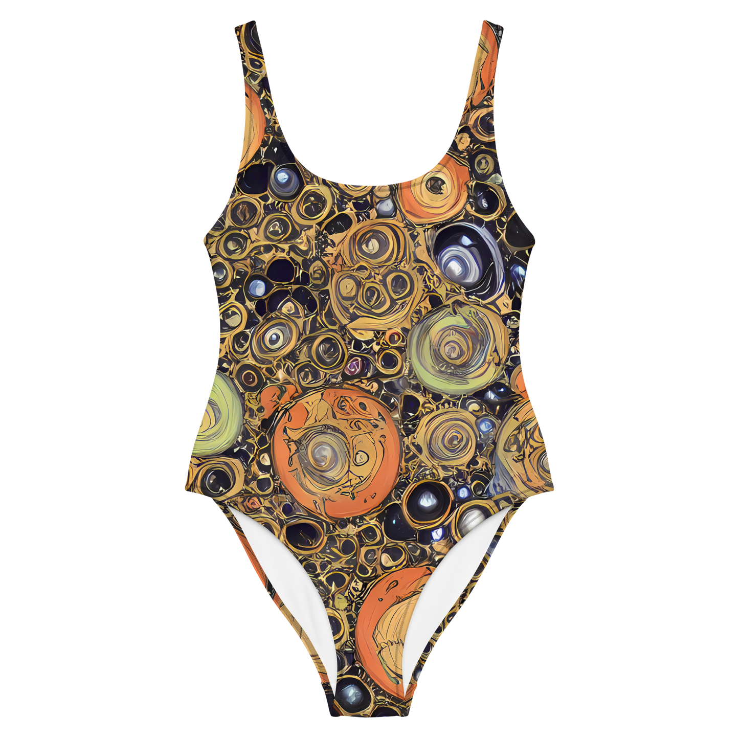 One-Piece Swimsuit - Crescent Echoes