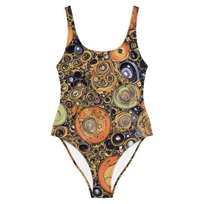 One-Piece Swimsuit - Crescent Echoes