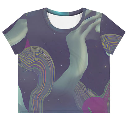 Women's Crop Tee - Ethereal Muse