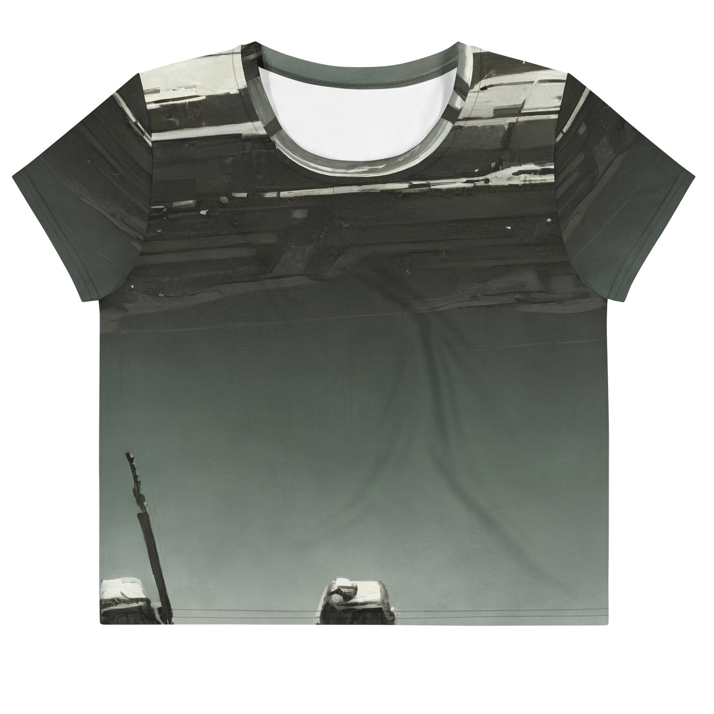 Women's Crop Tee - Urban Shadows