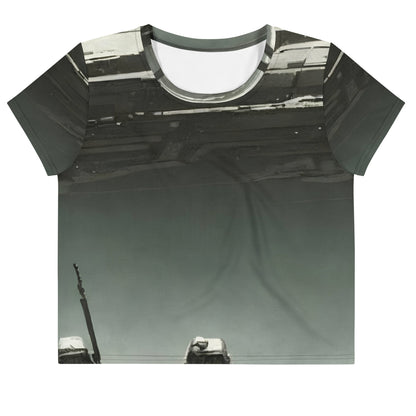 Women's Crop Tee - Urban Shadows