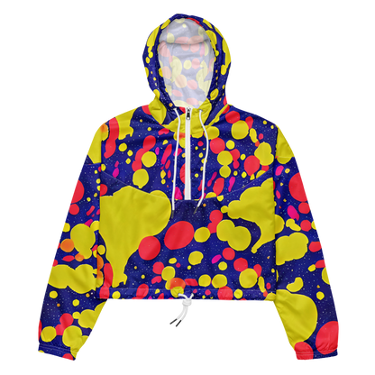 Women's Cropped Windbreaker - Void Visions