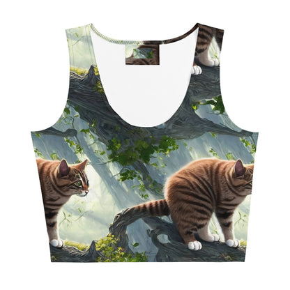 Crop Top - Whiskered Enigma