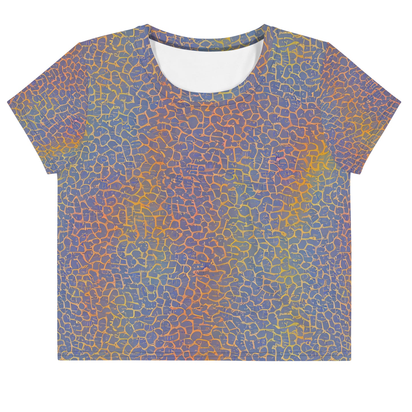 Women's Crop Tee - Martian Gridlock