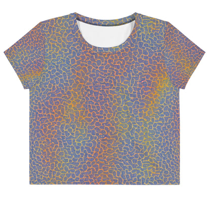 Women's Crop Tee - Martian Gridlock