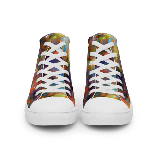 Men's High Top Canvas Shoes - Ephemeral Fantasy