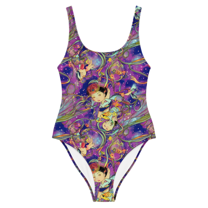 One-Piece Swimsuit - Spiral of Stardust