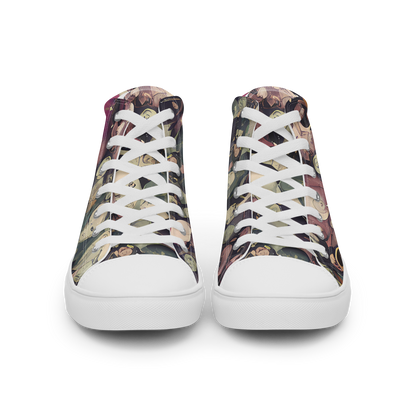 Men's High Top Canvas Shoes - Visions of the Unseen