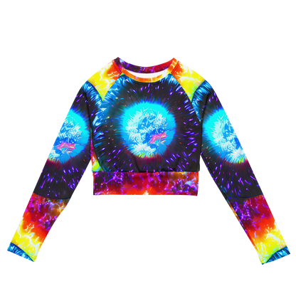 Long Sleeve Crop Top - Vriesian Vortex