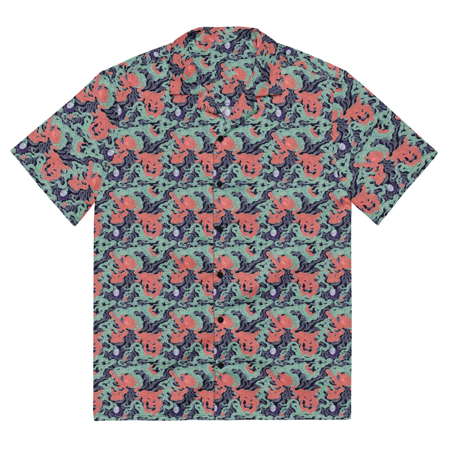 Button Shirt - Cosmic Coral
