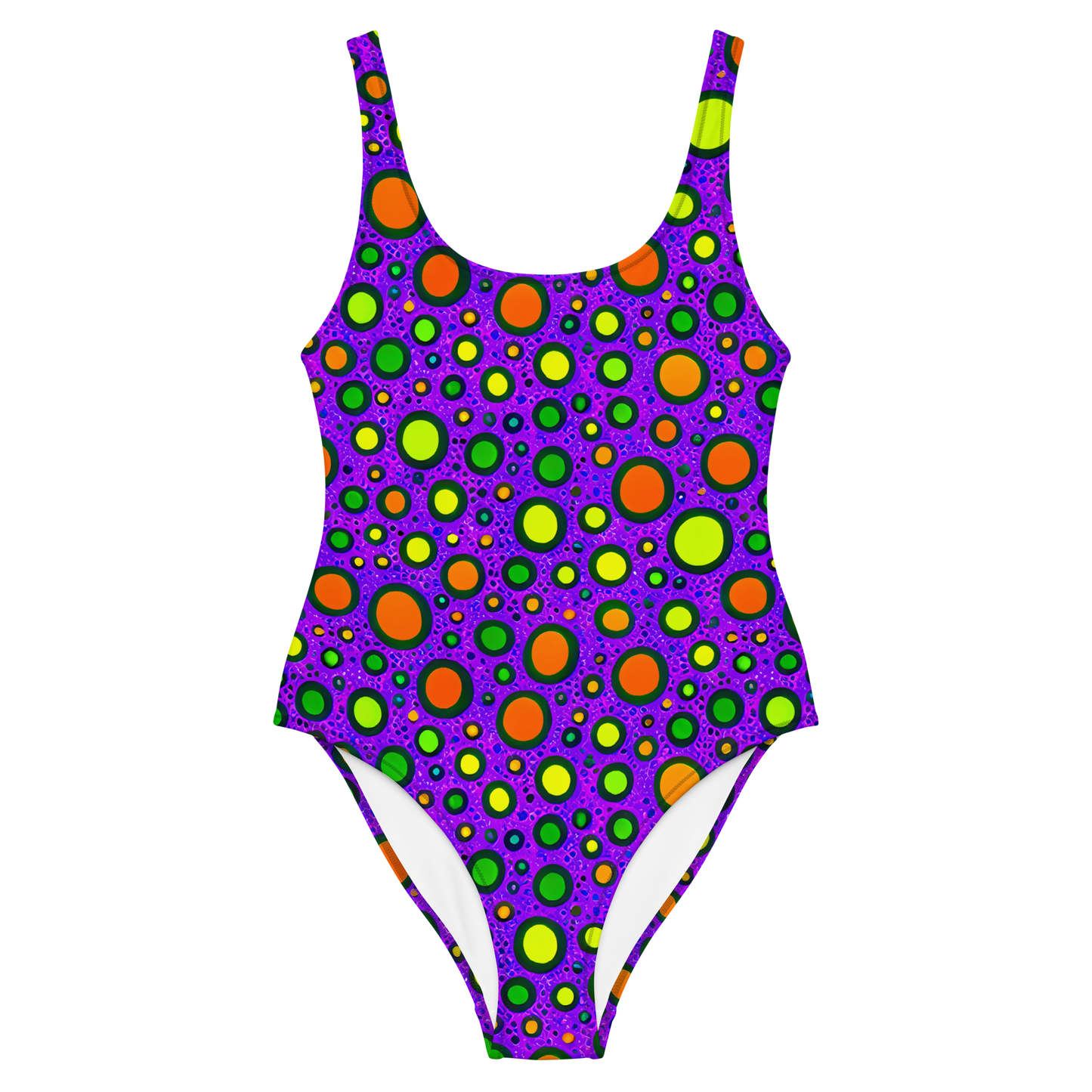 One-Piece Swimsuit - Luminous Bubbles