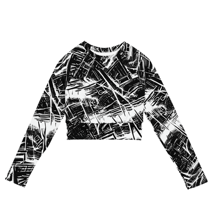Long Sleeve Crop Top - Ferriss Fractals
