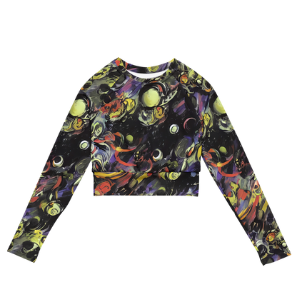 Long Sleeve Crop Top - Fires of the Void