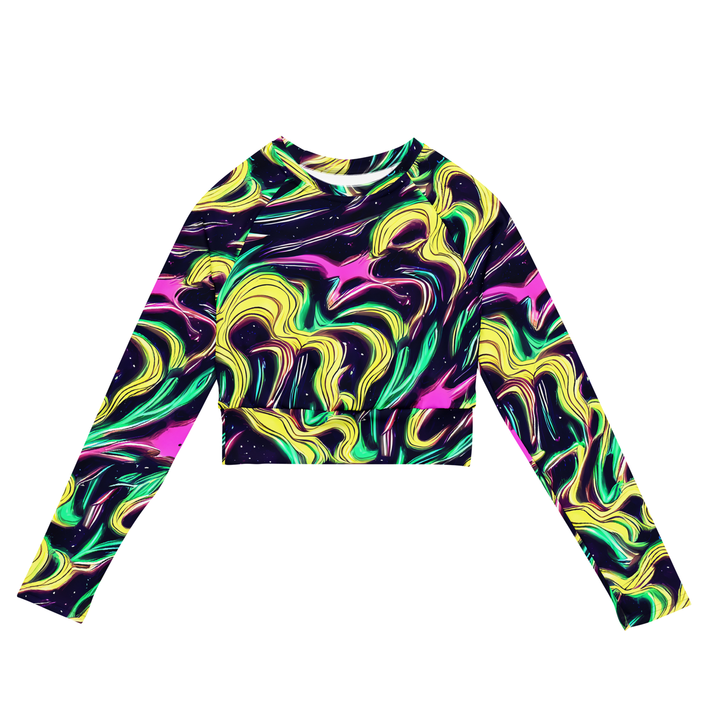 Long Sleeve Crop Top - Casson's Whirl