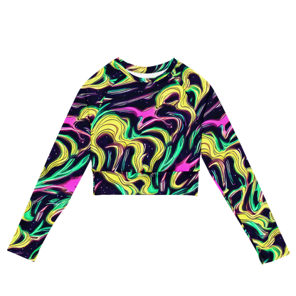 Long Sleeve Crop Top - Casson's Whirl