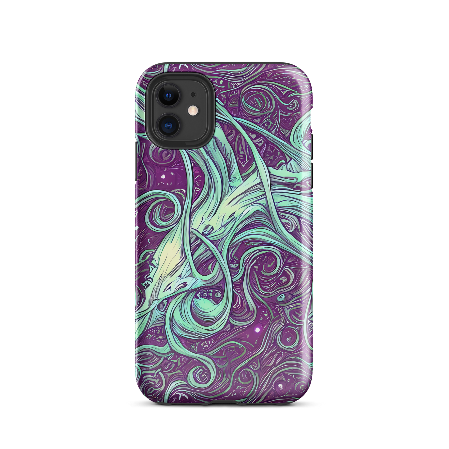 Tough Case for iPhone® - Temple Swirls