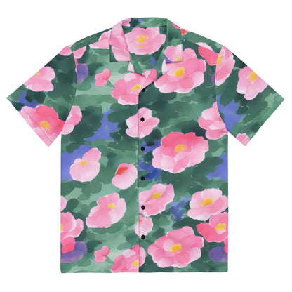 Button Shirt - Pink Blossom Serenade