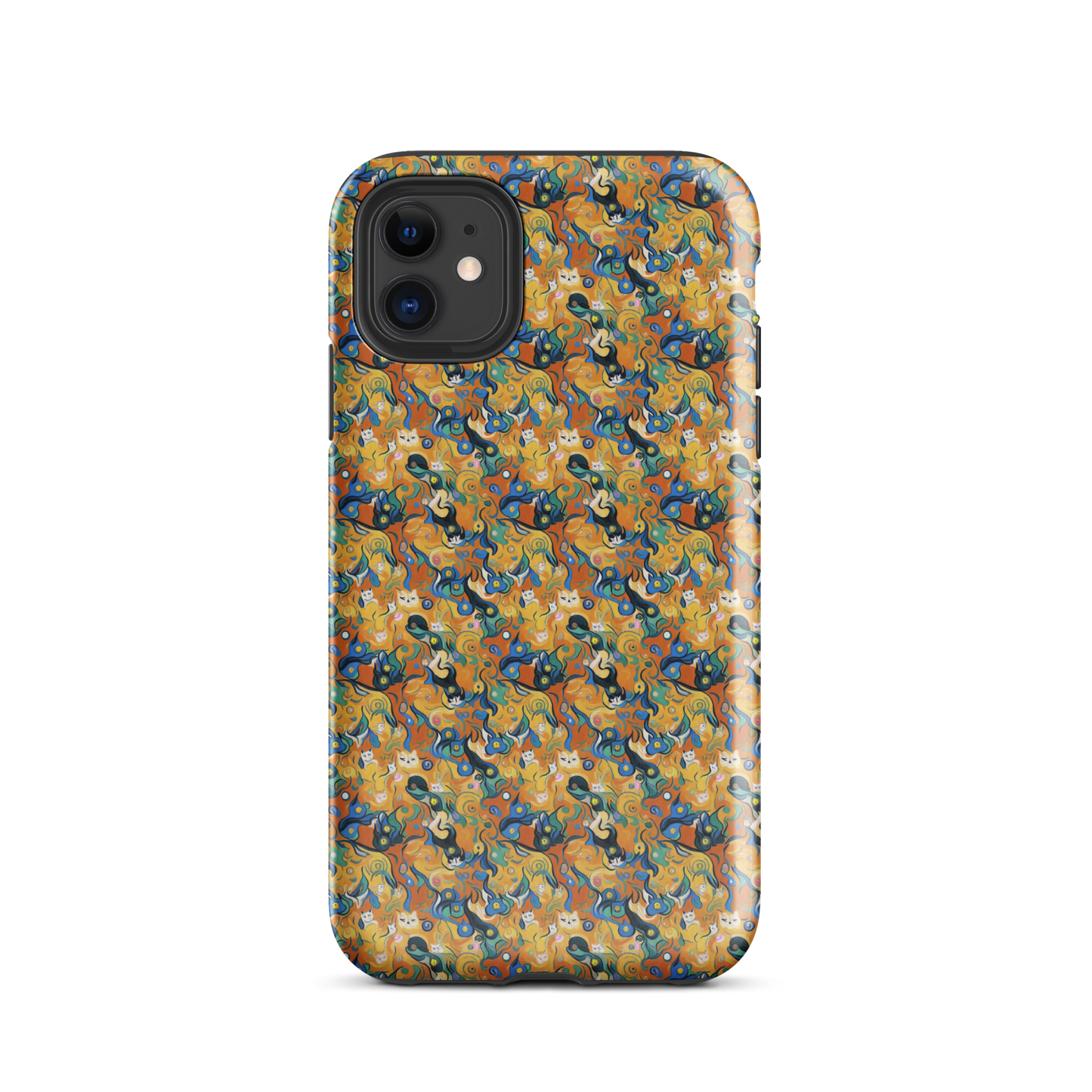 Tough Case for iPhone® - Whimsical Feline Dance