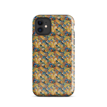 Tough Case for iPhone® - Whimsical Feline Dance