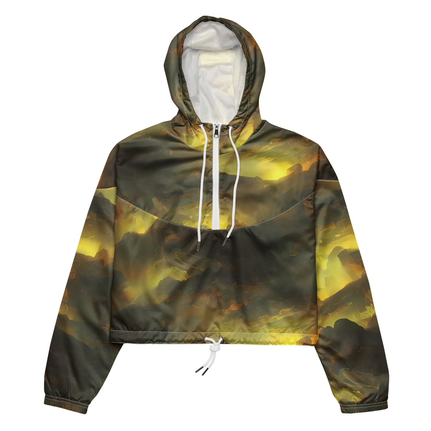 Women's Cropped Windbreaker - Crimson Tide