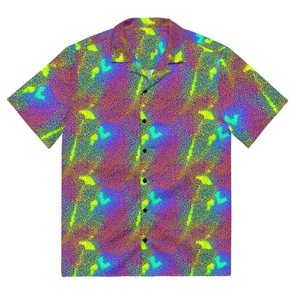 Button Shirt - Prismatic Web