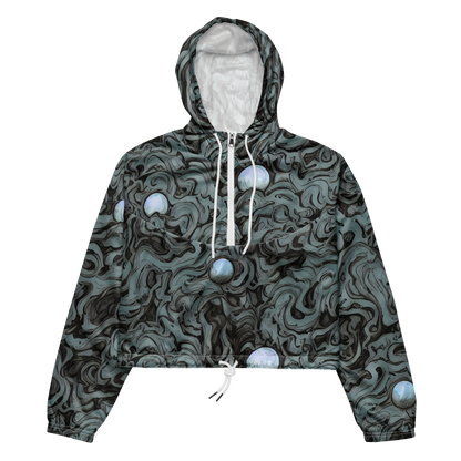 Women's Cropped Windbreaker - Caruso Swirl
