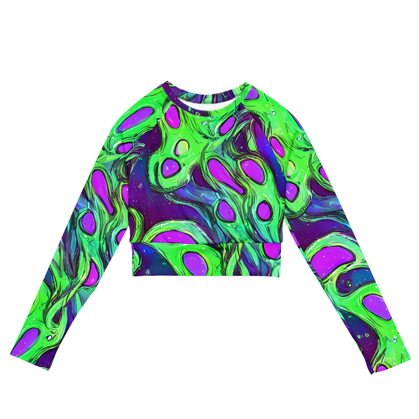 Long Sleeve Crop Top - Funky Mutation