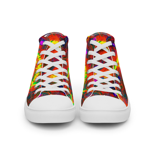 Women's High Top Canvas Shoes - Blampied Blaze