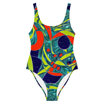 One-Piece Swimsuit - Harmonic Mirage