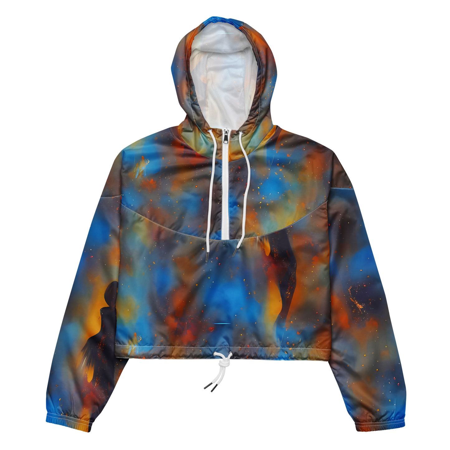 Women's Cropped Windbreaker - Vivid Whisper