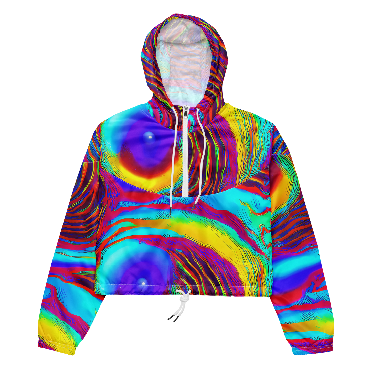 Women's Cropped Windbreaker - Kapoor Vortex