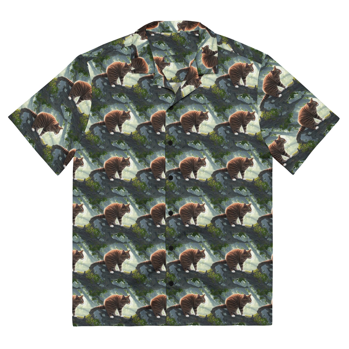 Button Shirt - Whiskered Enigma