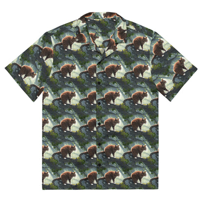 Button Shirt - Whiskered Enigma