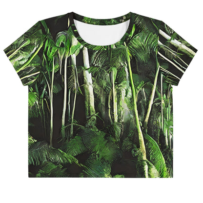Women's Crop Tee - Emerald Canopy