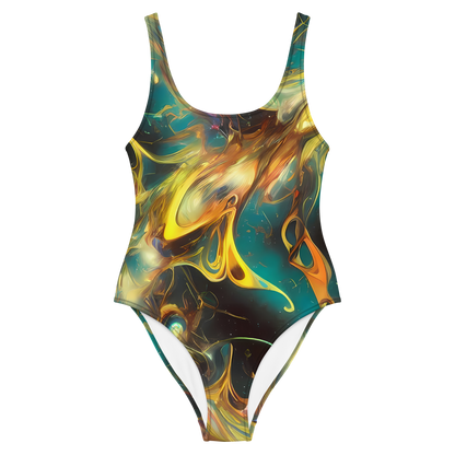 One-Piece Swimsuit - Elegant Whirl
