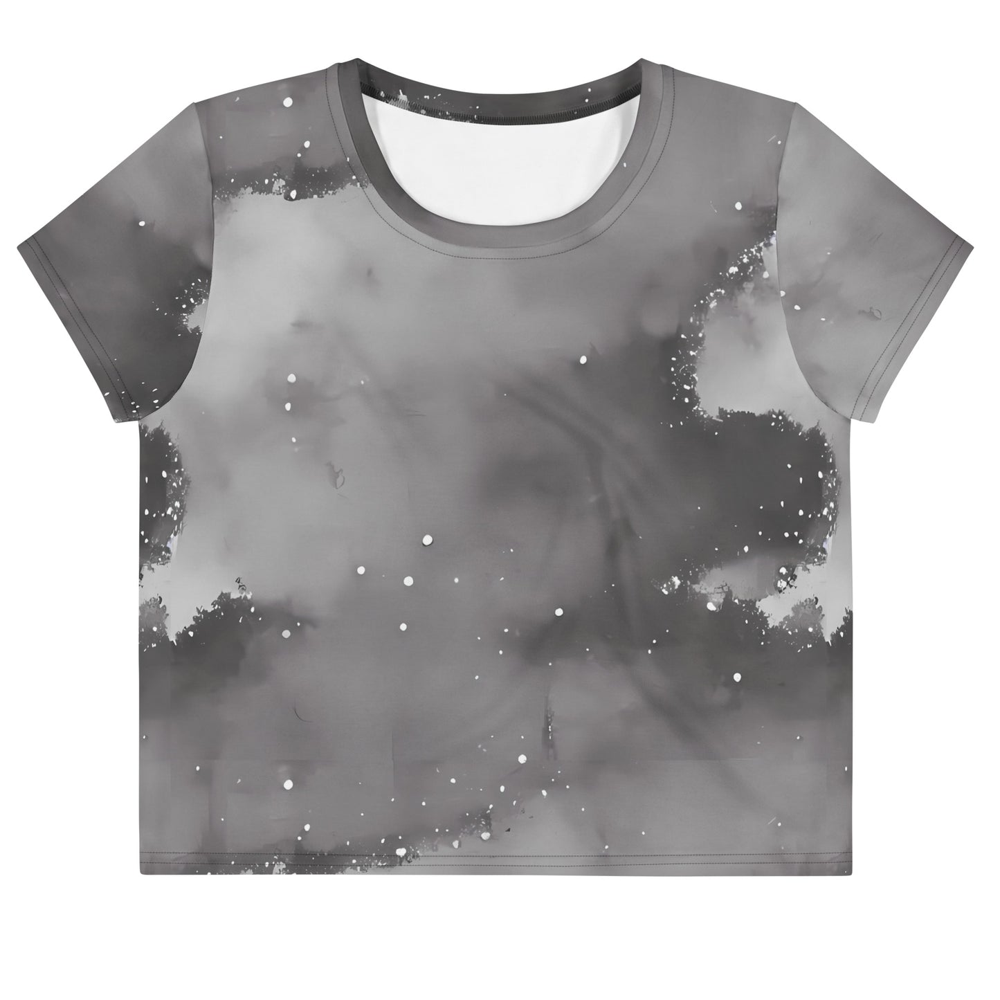 Women's Crop Tee - Monochrome Dreams