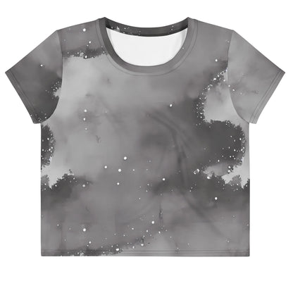 Women's Crop Tee - Monochrome Dreams