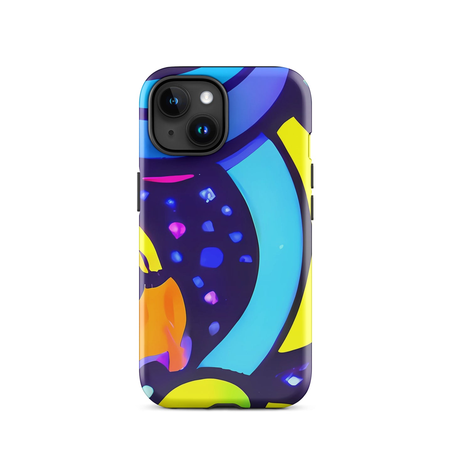 Tough Case for iPhone® - Neon Graffscape