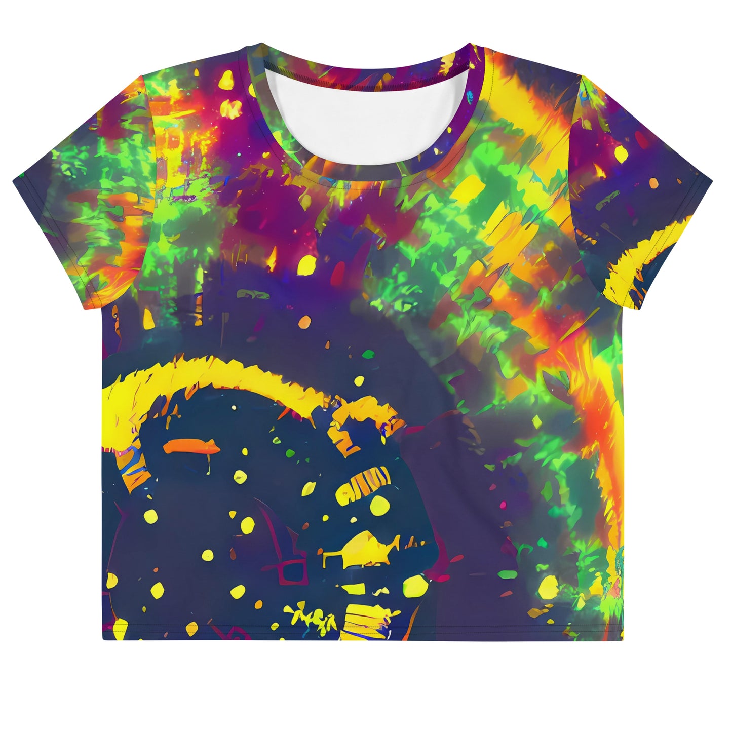 Women's Crop Tee - Hypercolor Oasis