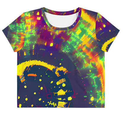 Women's Crop Tee - Hypercolor Oasis