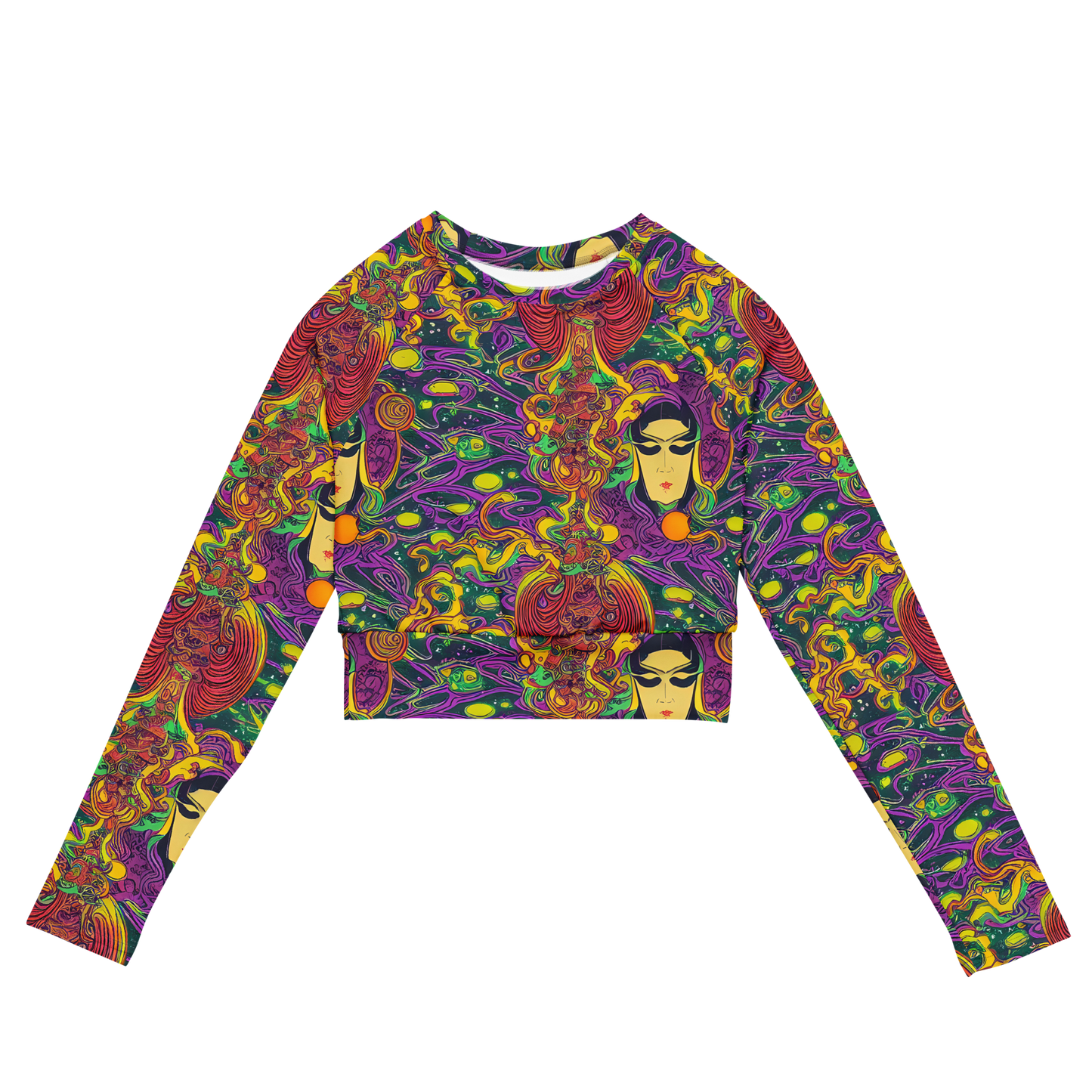 Long Sleeve Crop Top - Odyssey in Color